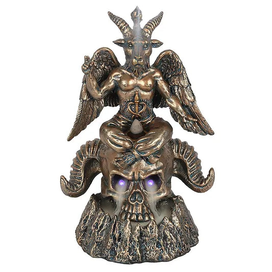 Baphomet LED Backflow Incense Burner | Incense Burner | Templer