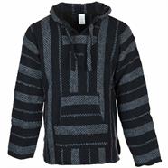 Baja Hoodies | Dark Stripe | Mexican Jergas | Boho Style