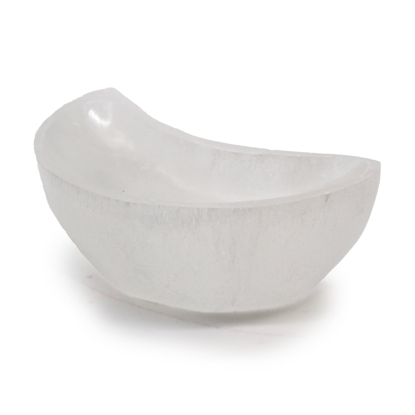 Selenite Moon Bowl | 10cm | Crystal Charging | Altar Piece