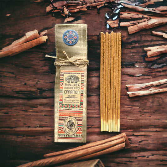 Ritual Resin on Stick | Cinnamon| Incense | Natural | Handmade | Ethically Sourced | Banjara