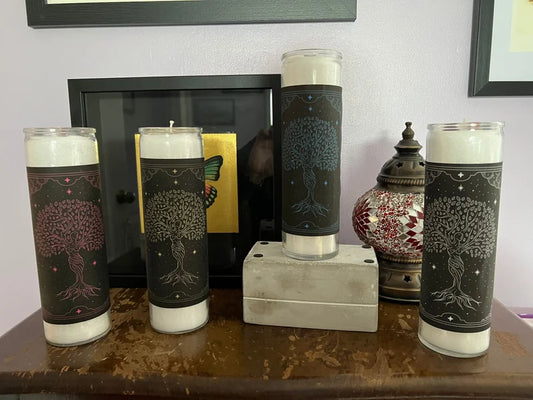 7 Day Candle | Ritual Candle | Religious Candle | Mother Earth | Gaia