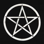 Pentacle Altar Cloth | 70x70cm | Tarot Cloth | Pagan Altar