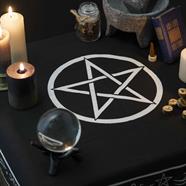 Pentacle Altar Cloth | 70x70cm | Tarot Cloth | Pagan Altar