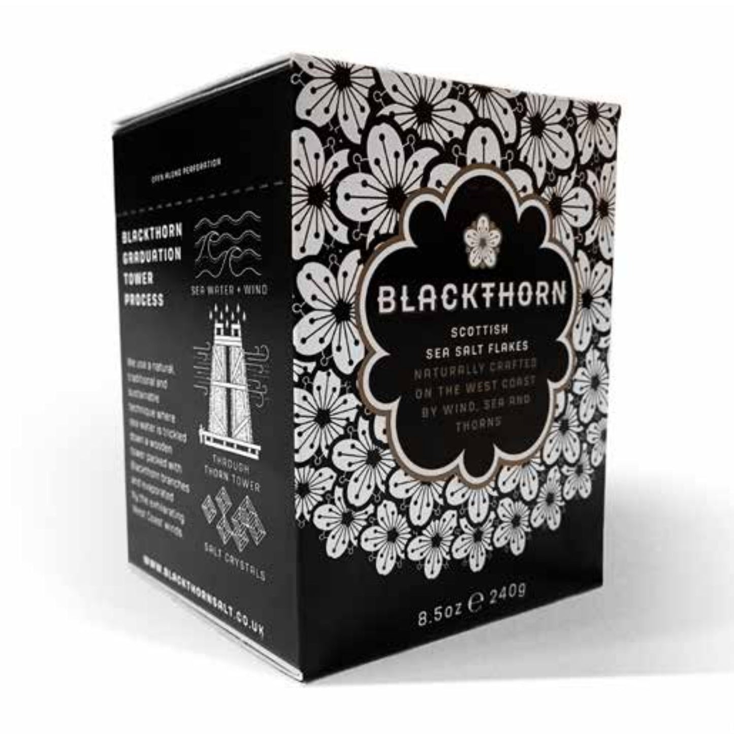 Blackthorn Salt | 240g or 5g | Scottish Sea Salt Flakes