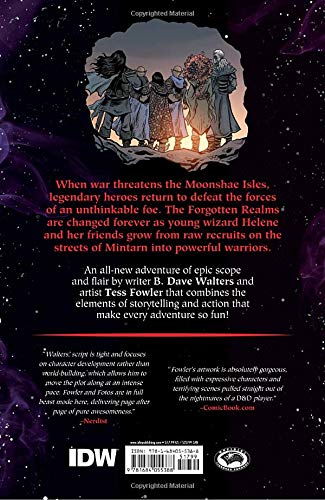 Dungeons & Dragons: A Darkened Wish | Paperback | Illustrated | May 2020 | by B. Dave Walters, Tess Fowler