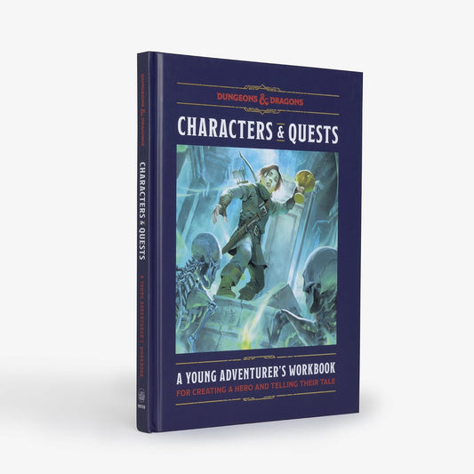 Characters and Quests: A Young Adventurer's Workbook for Creating a Hero and Telling Their Tale Dungeons & Dragons Young Adventurer's Guides | Hardcover |Sept. 2023 | by Official Dungeons & Dragons  | DnD | Roleplay