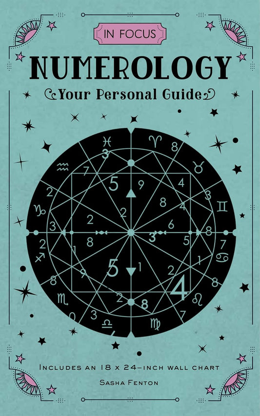 In Focus Numerology: Your Personal Guide | Hardcover | by Sasha Fenton | Includes Wall Chart
