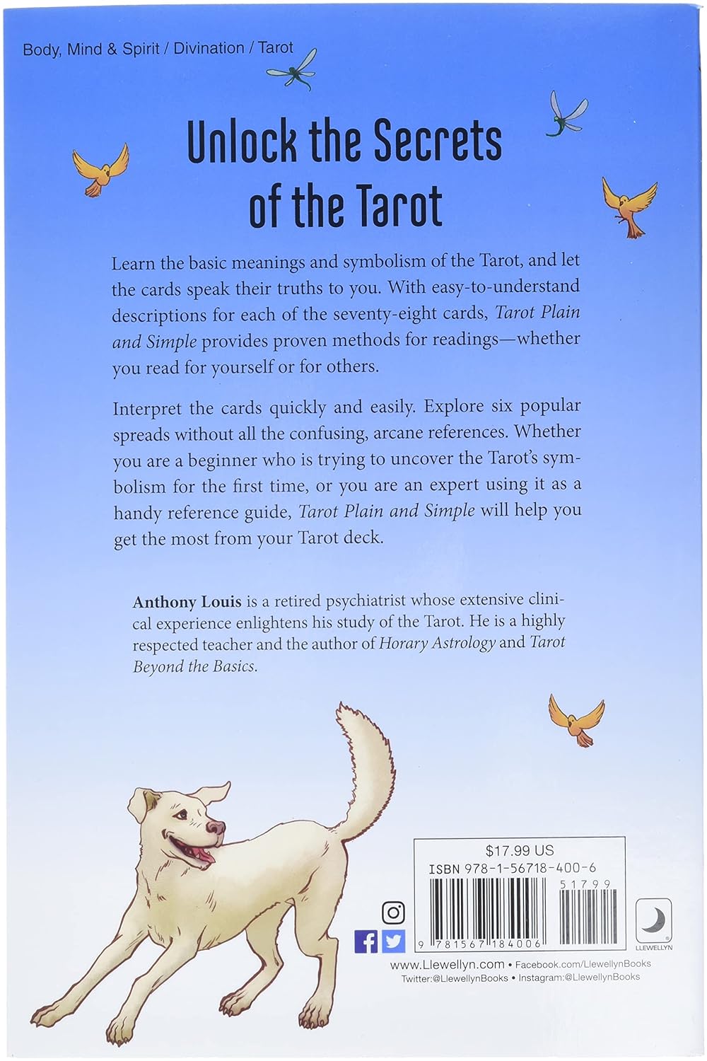 Tarot Plain and Simple |  Anthony Louis (Author) | Robin Wood (Illustrator)