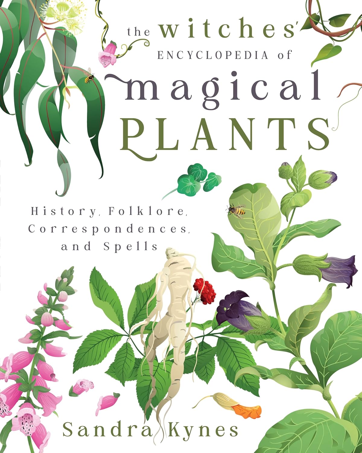 The Witches' Encyclopedia of Magical Plants: History, Folklore, Correspondences, and Spells Paperback | Sandra Kynes