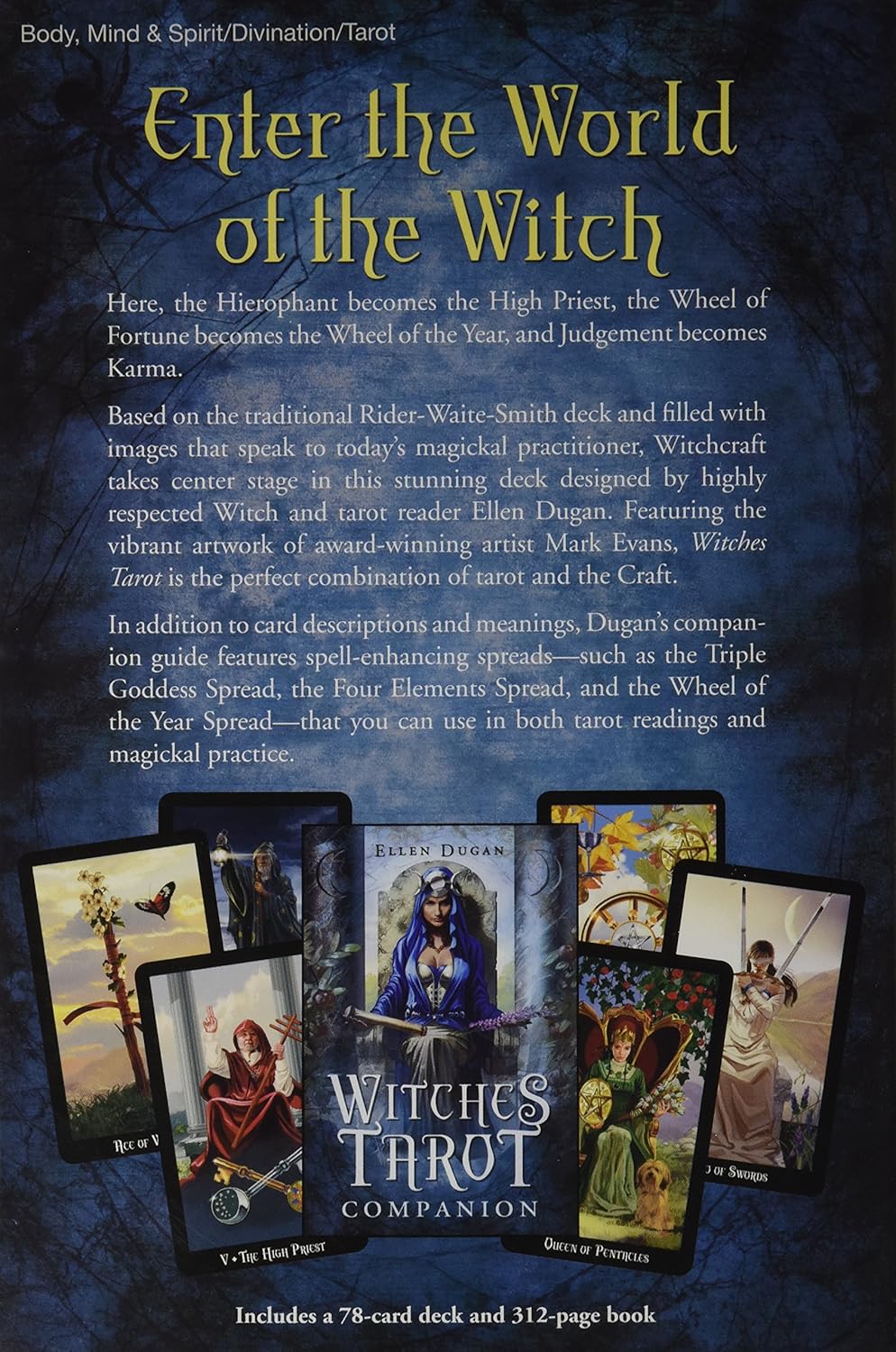 Witches Tarot | 2012 | by Ellen Dugan, Mark Evans | Tarot Cards | Divination