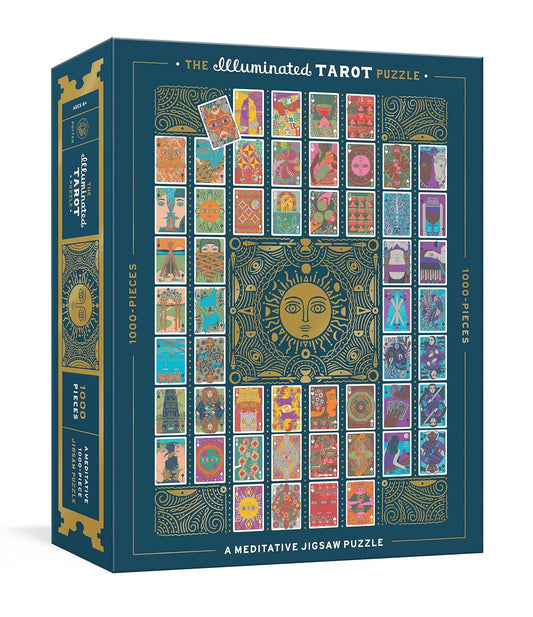 The Illuminated Tarot Puzzle | A Meditative 1000-Piece Jigsaw Puzzle