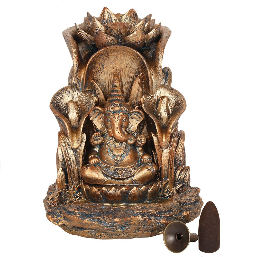 Ganesh Backflow Incense Burner | Incense Burner | Hindu God | Altar | House Fragrance