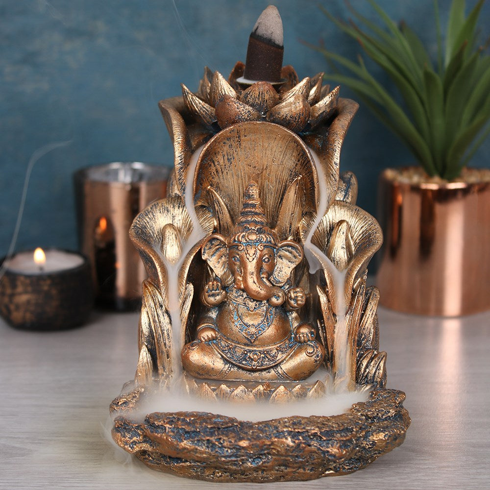 Ganesh Backflow Incense Burner | Incense Burner | Hindu God | Altar | House Fragrance