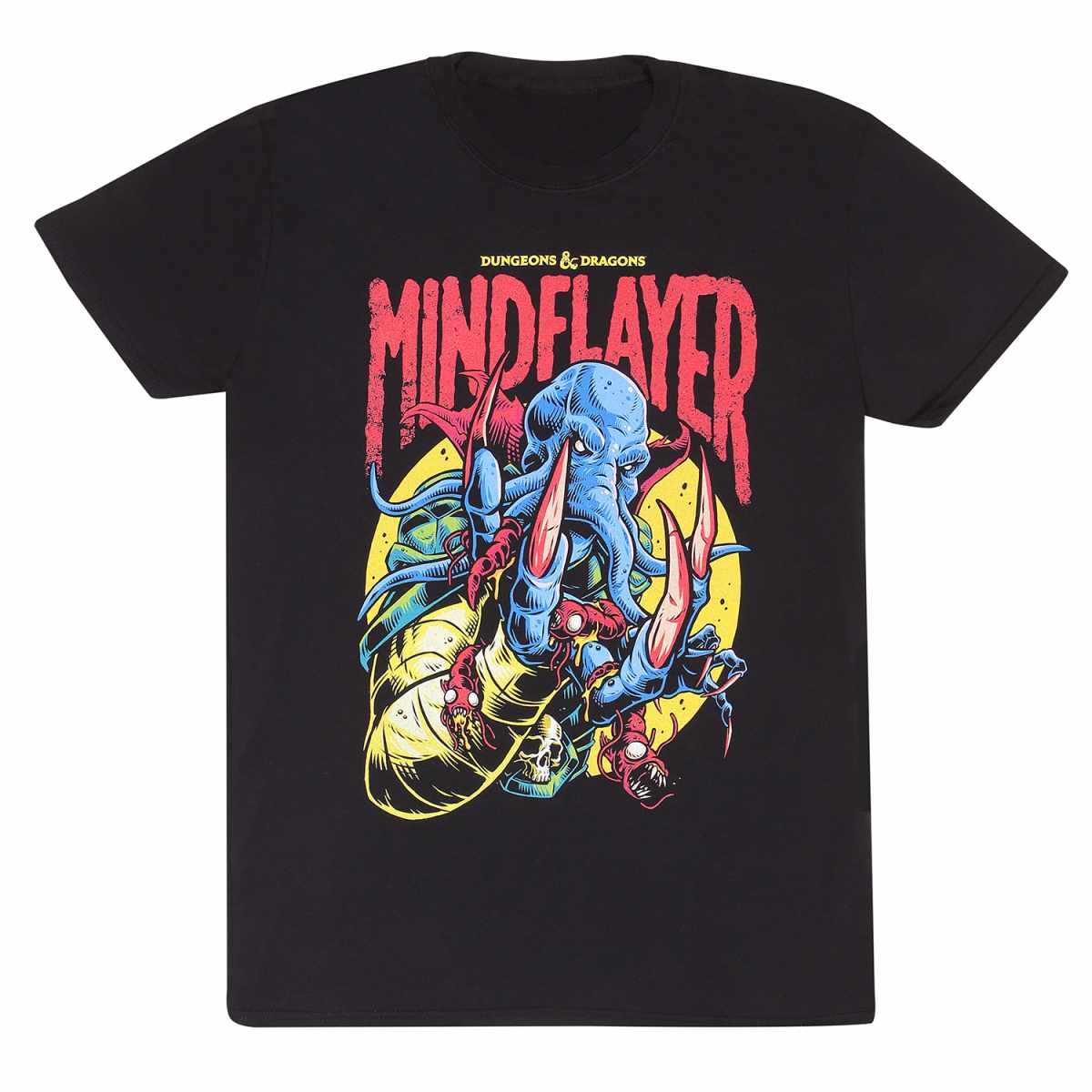 Dungeons And Dragons | Mindflayer | Colour Pop | T-Shirt | 100% Cotton