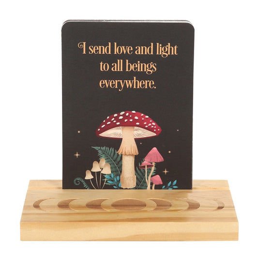 Dark Forest Affirmattion Cards | Set of 10 | Lunar Moon Stand | Cottagecore