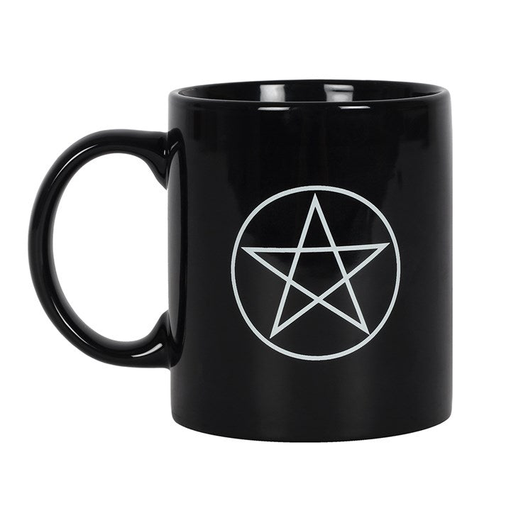 Pentagram Black Mug | Coffee Mug