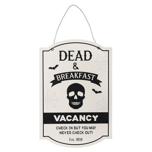 Halloween / Witchy Hanging Signs -  Dead and Breakfast