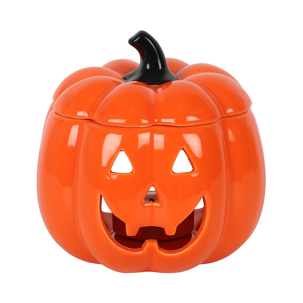 Oil Burner | Orange Jack -O-Lantern | Halloween | Wax Melts