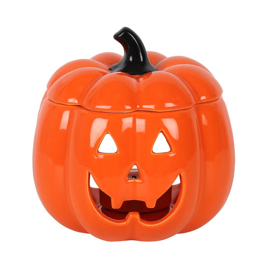 Oil Burner | Orange Jack -O-Lantern | Halloween | Wax Melts