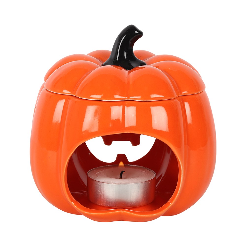 Oil Burner | Orange Jack -O-Lantern | Halloween | Wax Melts