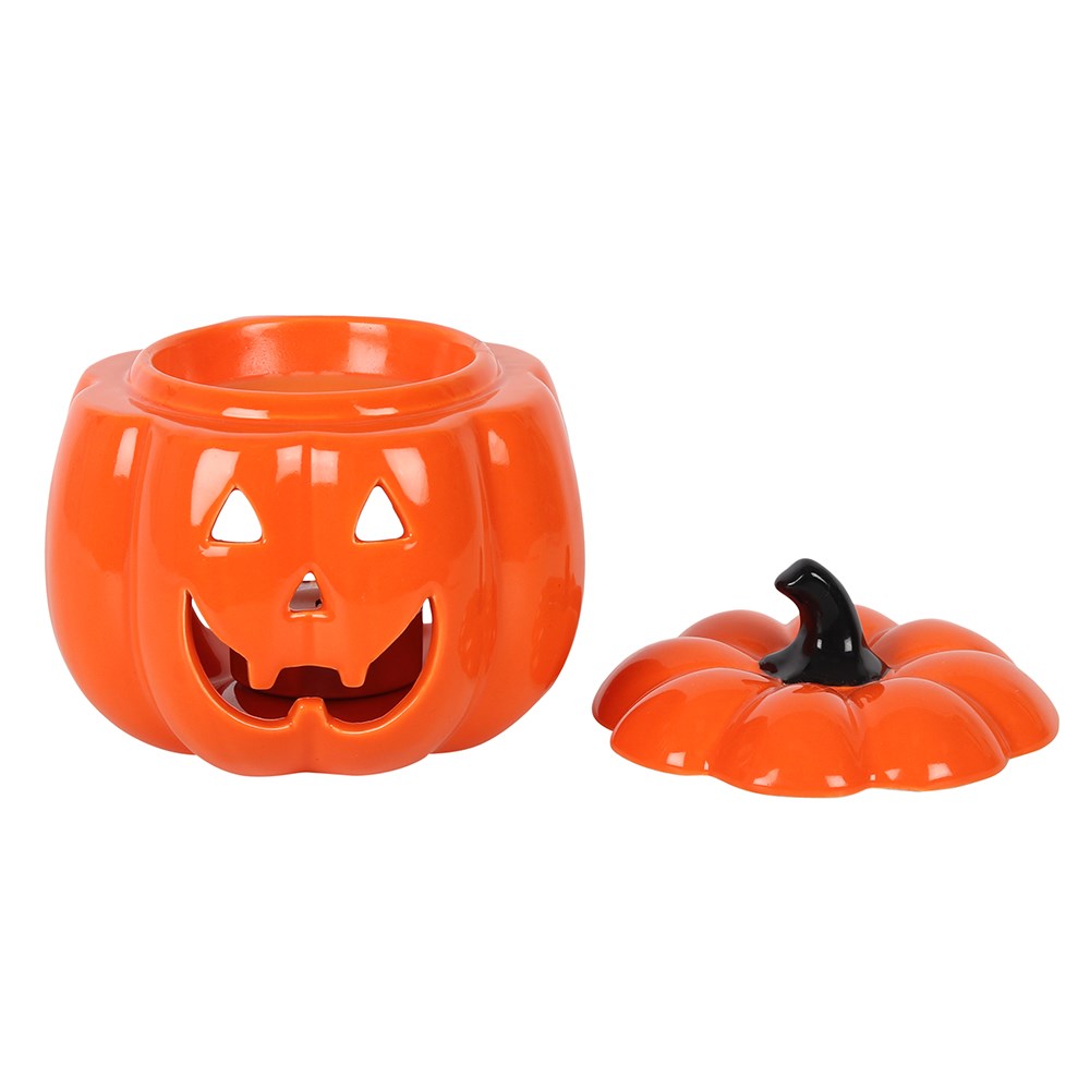 Oil Burner | Orange Jack -O-Lantern | Halloween | Wax Melts