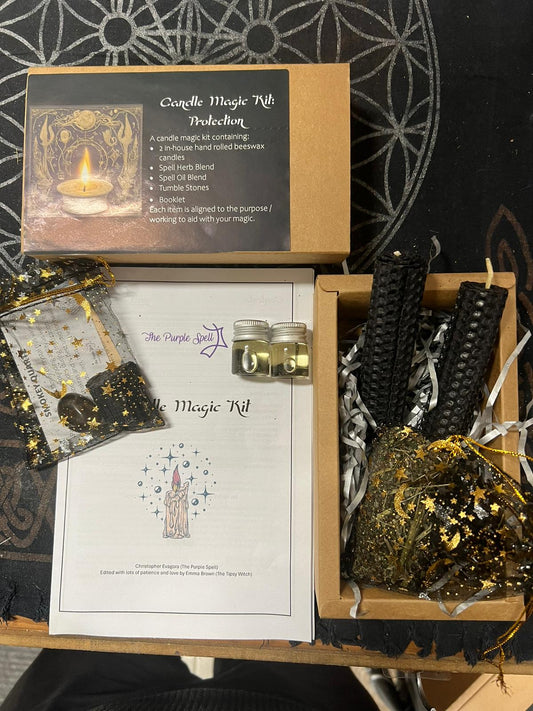 Candle Magic Kits | Spell Intention Working | Love | Protection | Fertility | Abundance | Prosperity | New Beginnings