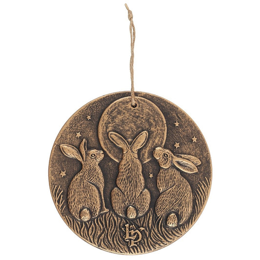 Three Hares Wall Hanging | Wall Decor | Moon Sahdow | Fertility Symbol