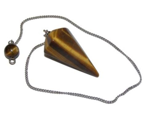 Golden Tigers Eye Pendulum | Faceted | Divination