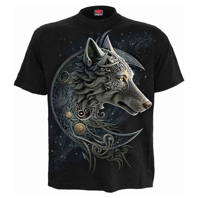 Celtic Wolf T-Shirt | Spiral Designs | Goth Clothing