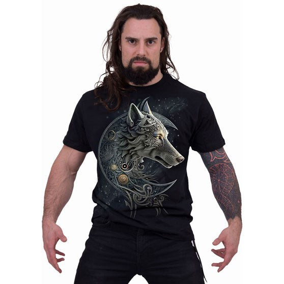 Celtic Wolf T-Shirt | Spiral Designs | Goth Clothing