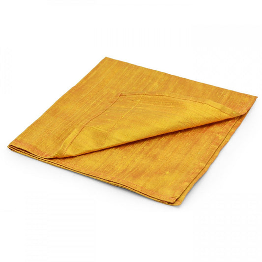 Large 100% SILK Reading Cloth Yellow-Gold | 48 x 48 cm | Altar Cloth | Tarot Cloth