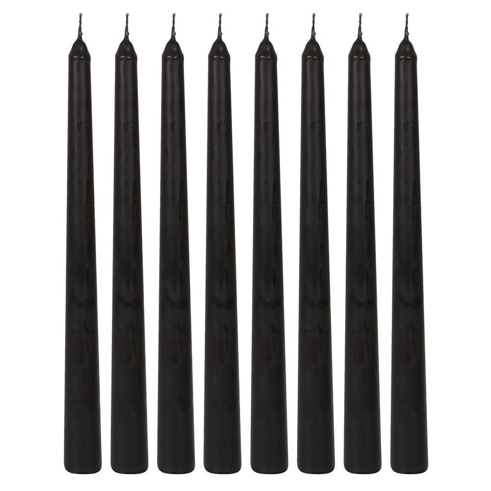 Vampire Blood Taper Candle | Box of 8 |  Black Candle That Bleeds When Lit | Goth Decor | Altar Candles (Copy)