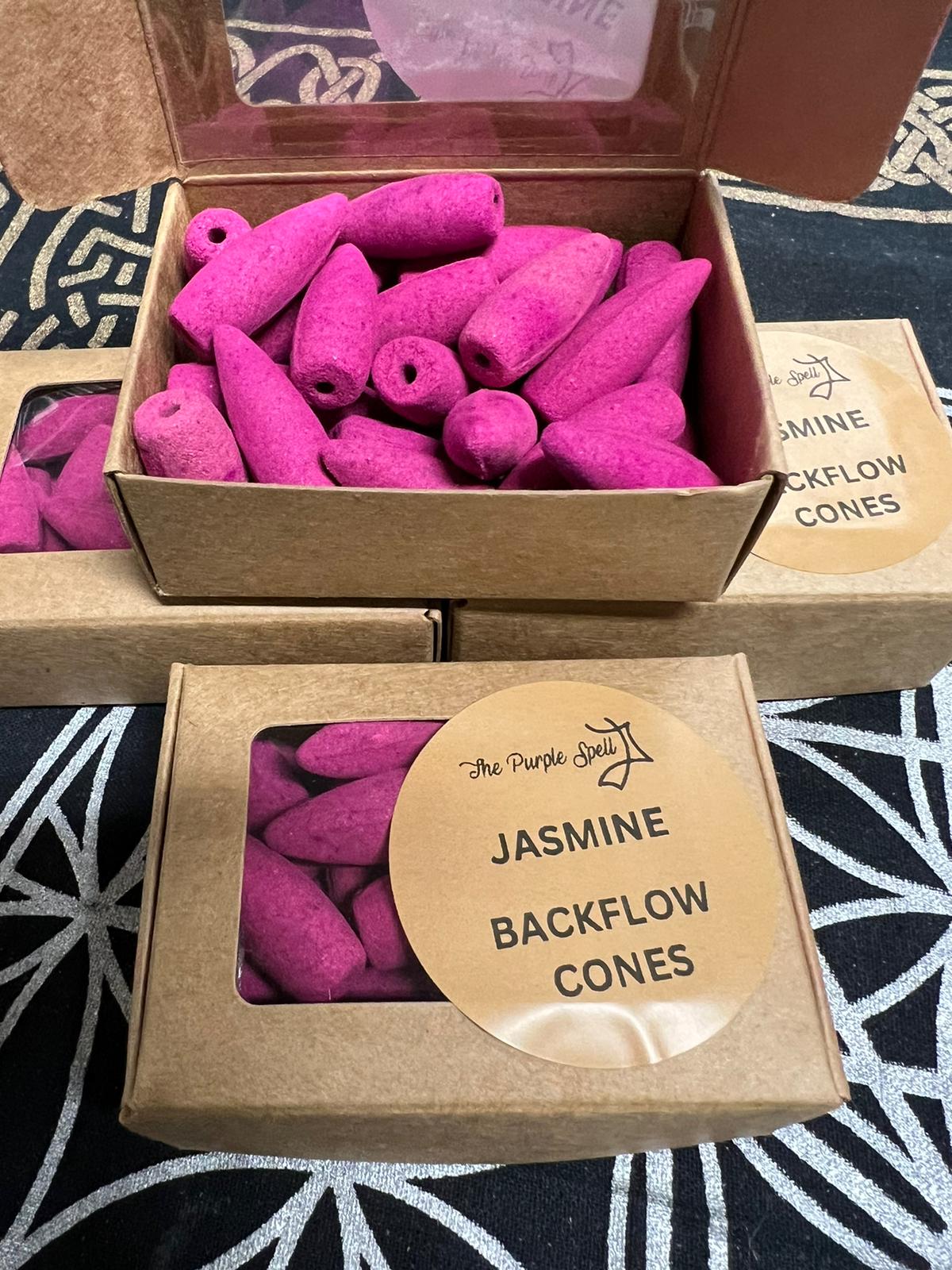 Back Flow Incense Cones | Jasmine | 30 cones