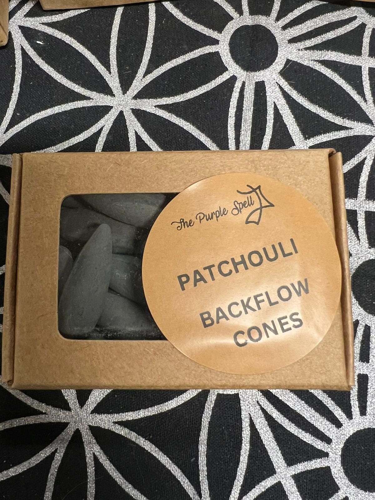 Back Flow Incense Cones | Patchouli | 30 cones | Home Fragrance