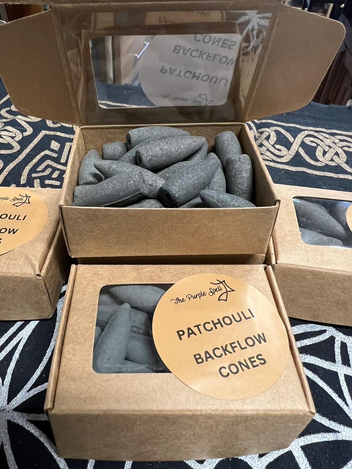 Back Flow Incense Cones | Patchouli | 30 cones | Home Fragrance