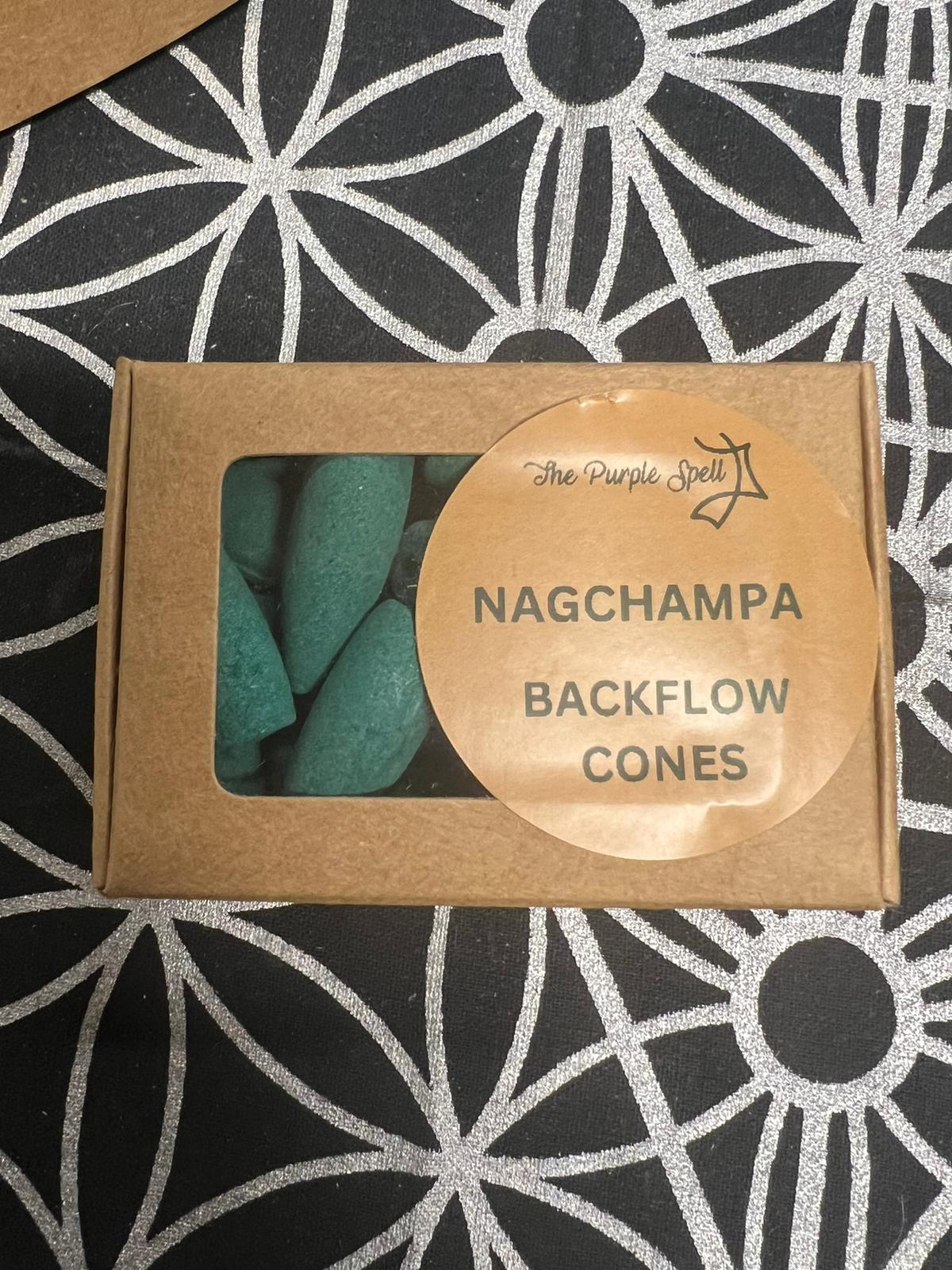 Back Flow Incense Cones | Nagchampa | 30 cones | Home Fragrance