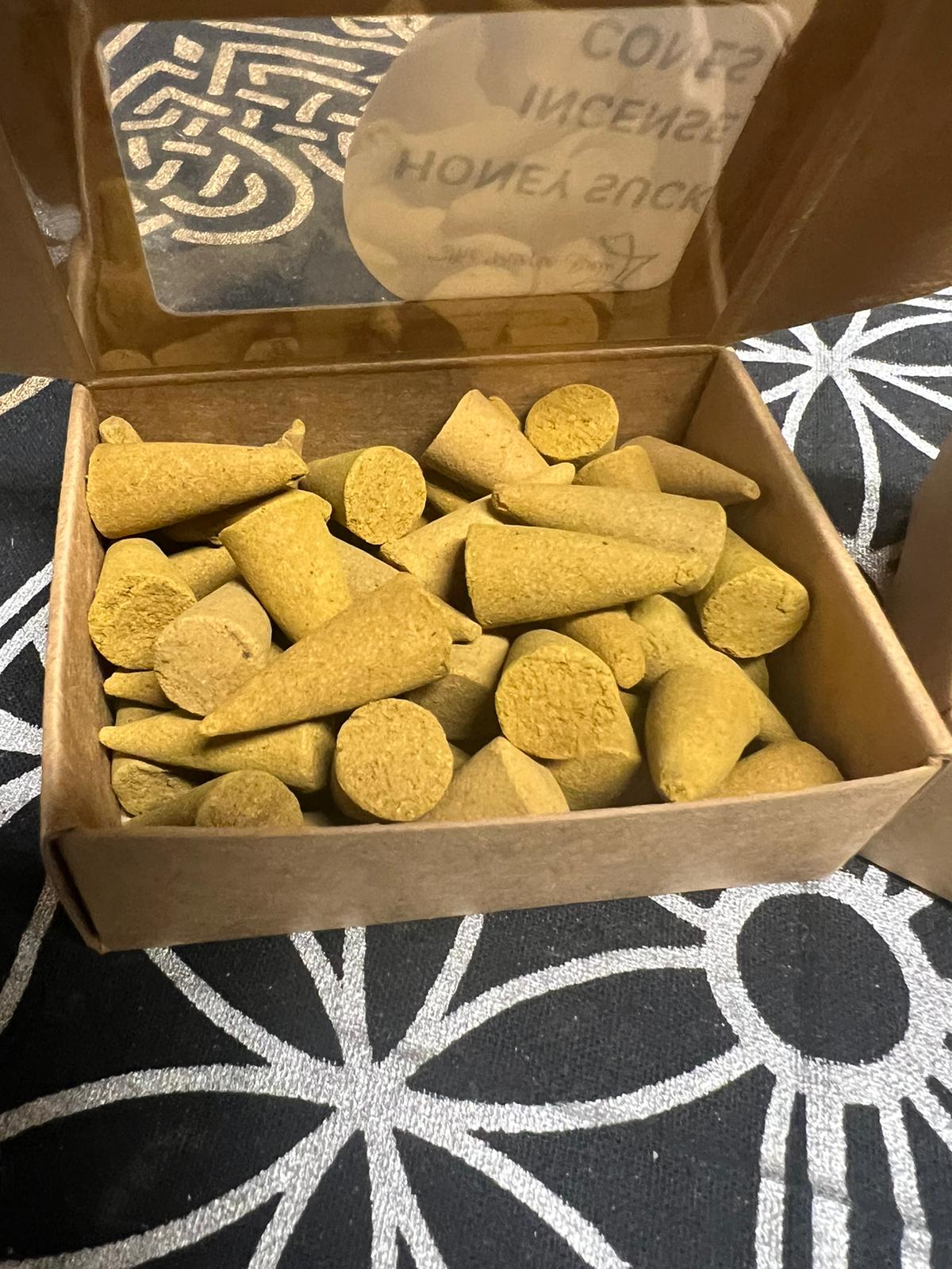 Incense cones | Honeysuckle | 50 cones | Home Fragrance