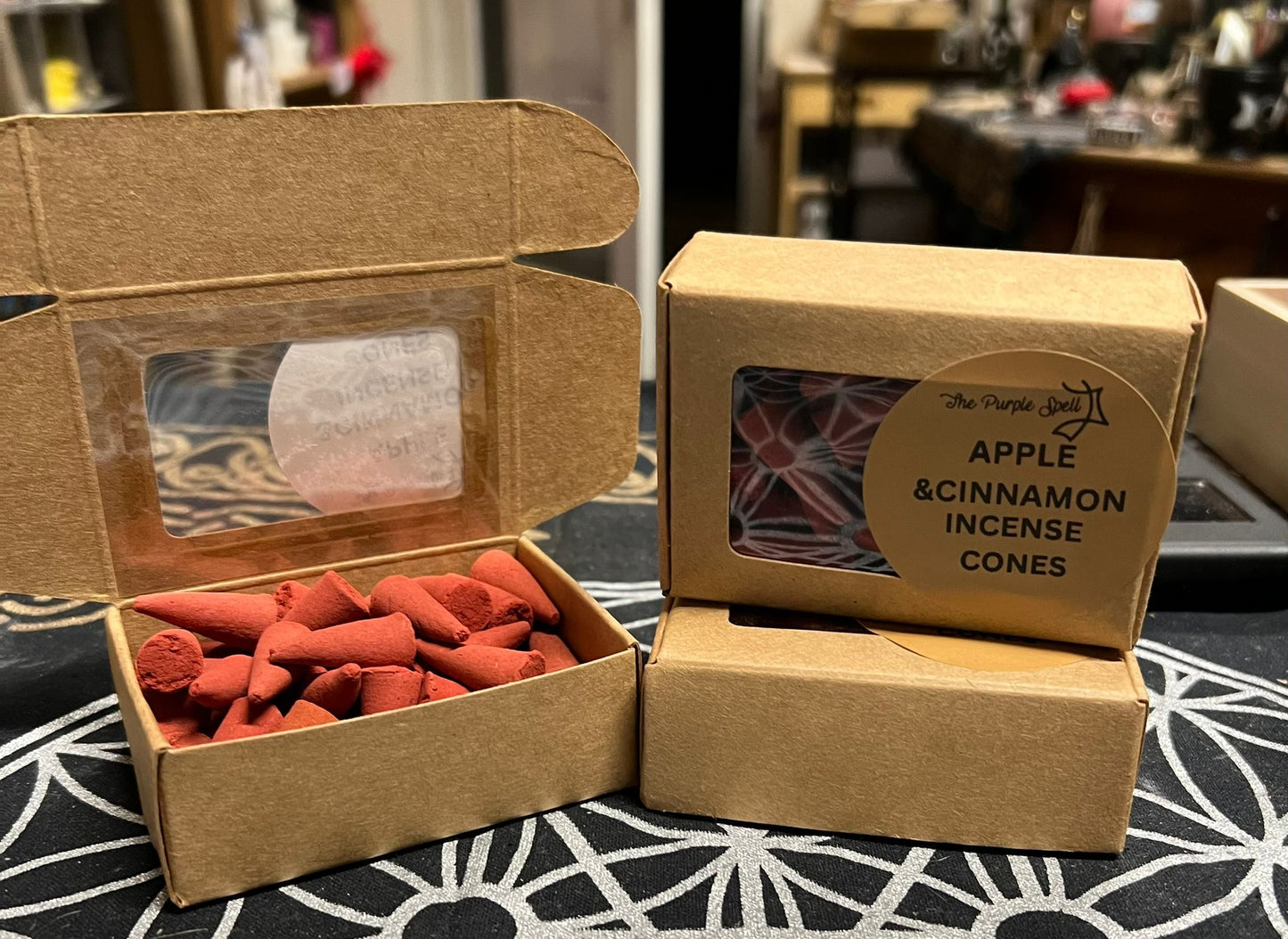 Incense cones | Apple & Cinnamon | 50 cones | Home Fragrance