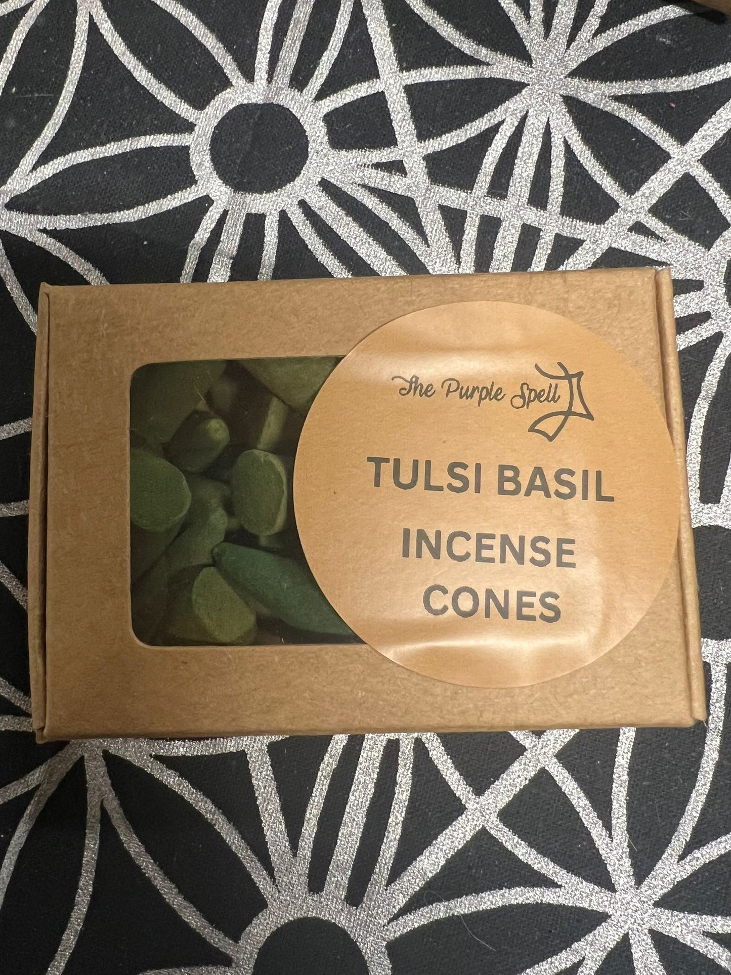 Incense Cones | Tulsi Basil | 50 Cones | Home Fragrance