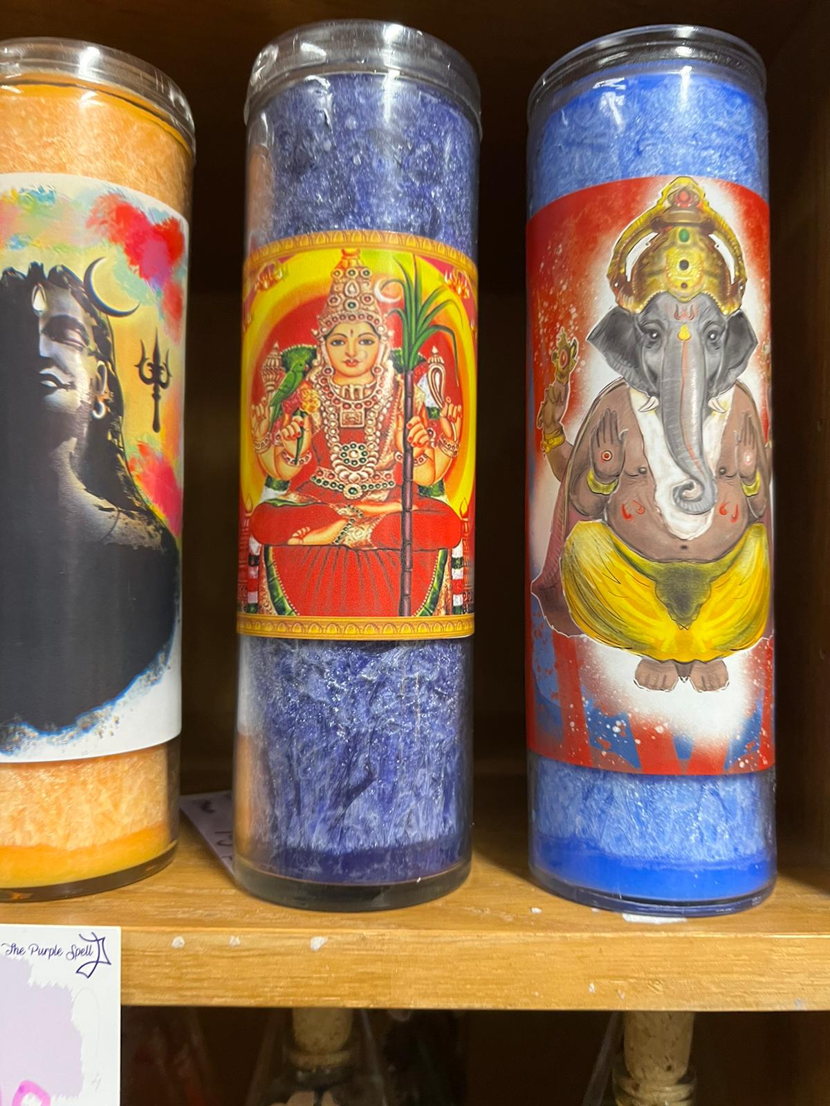 Tripurasundari 7 Day Candle | Spiritual Ritual Candle | Religious Candle | Scented Candle
