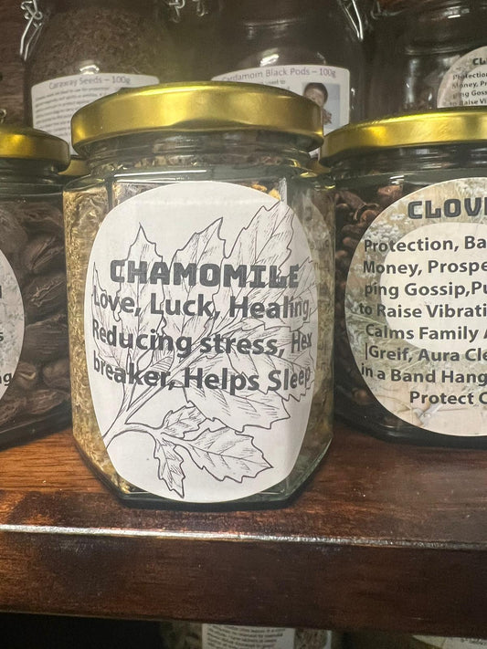 Chamomile | Dried Herb | 25g in Bottle | Herb Work | Root Work | Natural Remedy | Spell Reagent