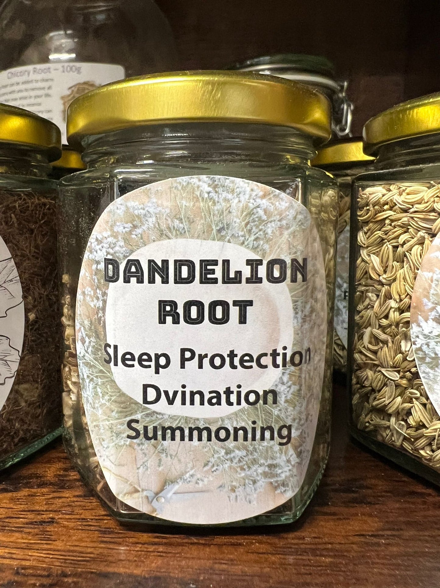 Dandelion Root | 70g | Herbs in a Jar | Herb Work | Root Work