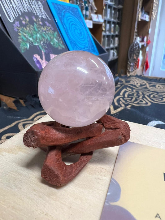 Rose Quartz Sphere | Crystal Healing | 25-30mm | Metaphysical