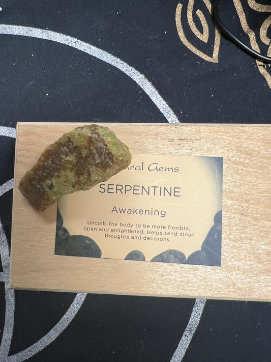 Serpentine Rough Stone | Metahysical