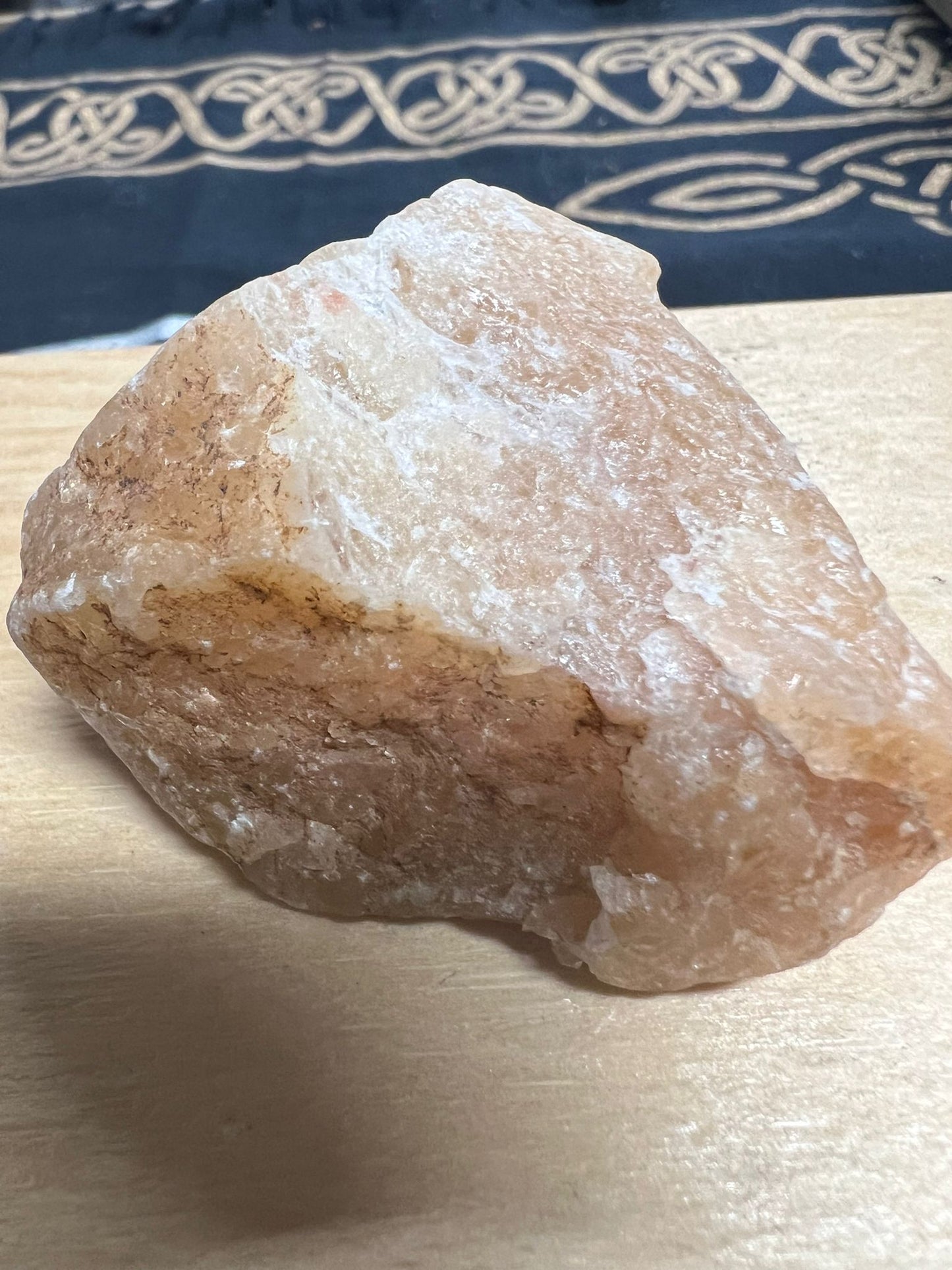 Orange Calcite Rought Stone | Crystal Figurine | Metaphysical