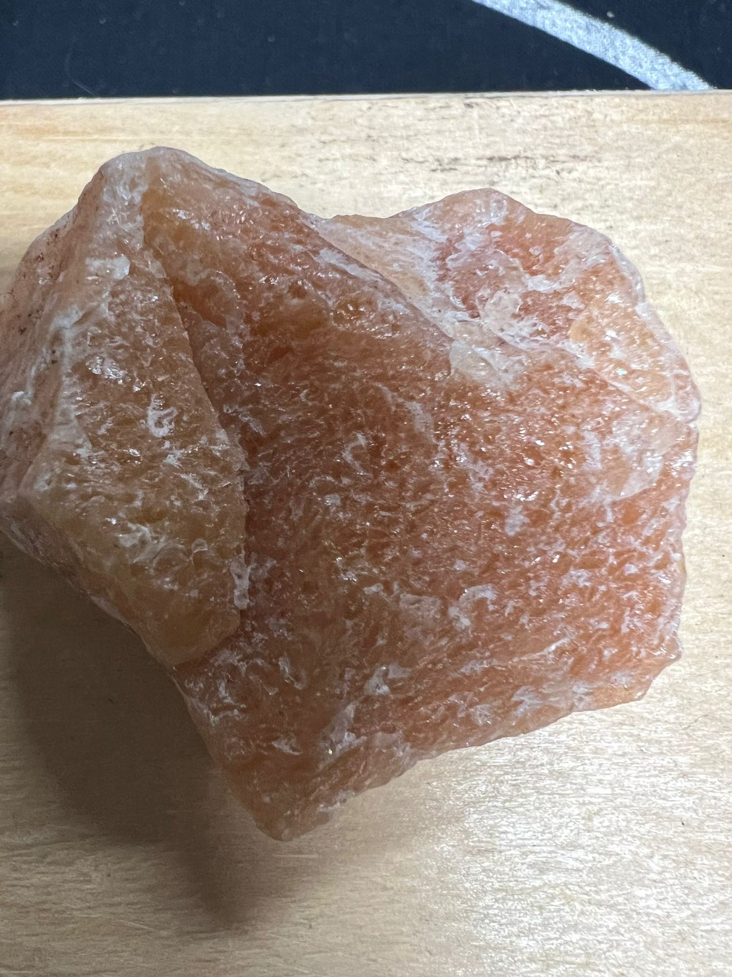 Orange Calcite Rought Stone | Crystal Figurine | Metaphysical