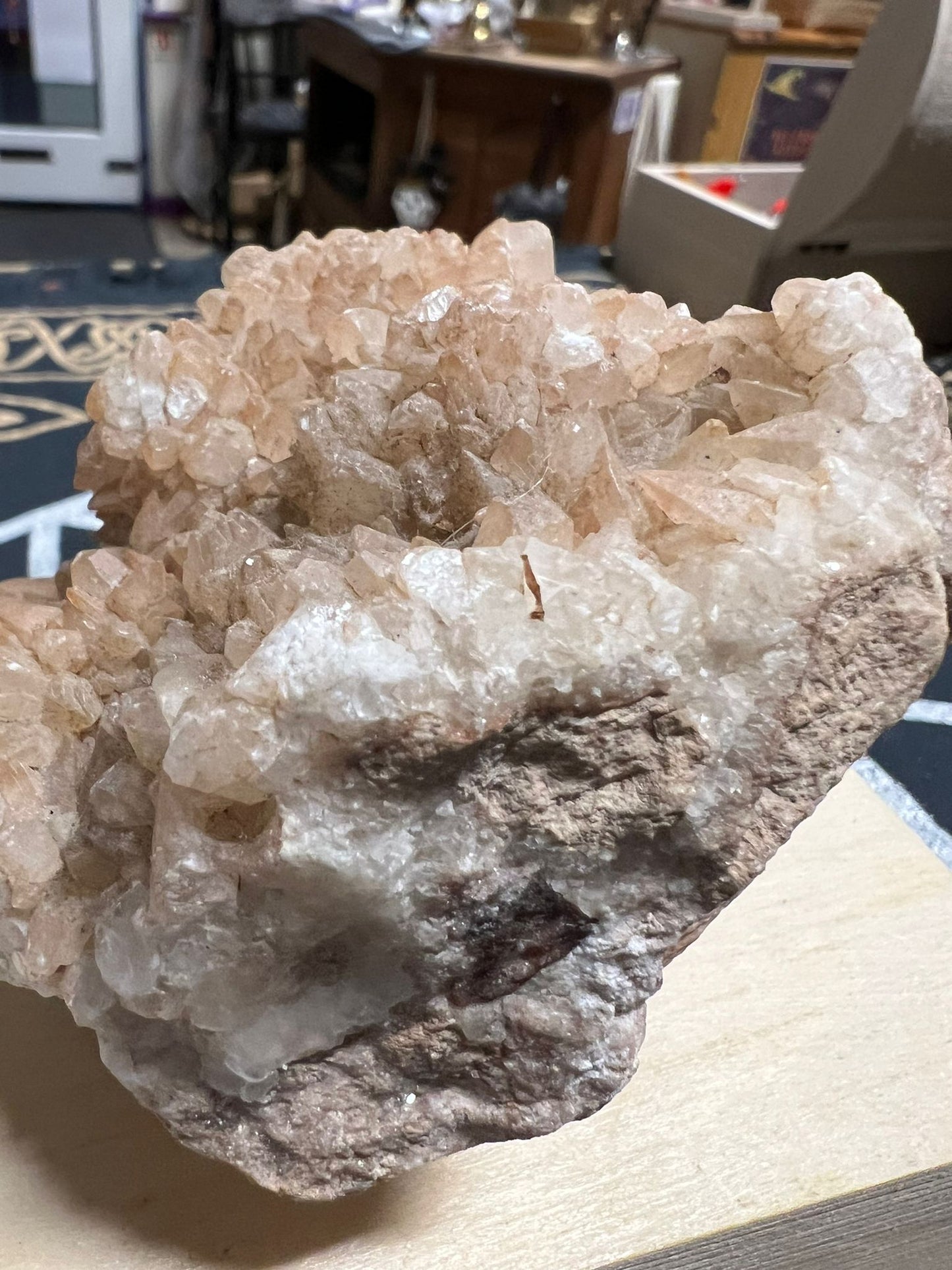 Orange Calcite | Cluster Freeform | Mineral Specimen | Display Piece | 520g