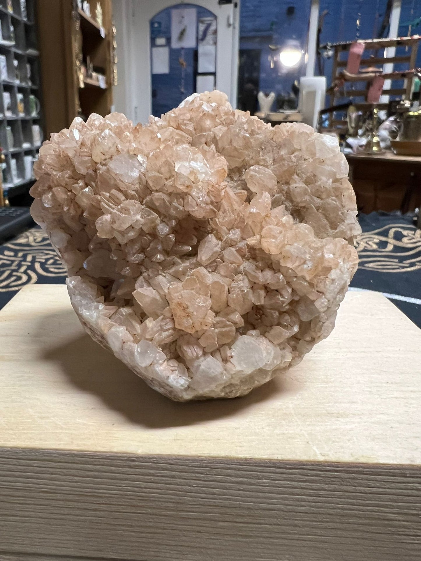 Orange Calcite | Cluster Freeform | Mineral Specimen | Display Piece | 520g