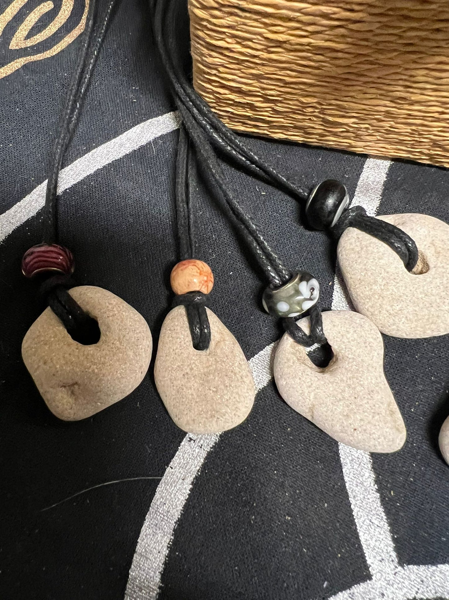 Hag Stone Necklace| Pagan Jewellery | Witchy Stone Pendant | Fairy Stone | Protection Amulet | Wicca, Pagan Jewellery