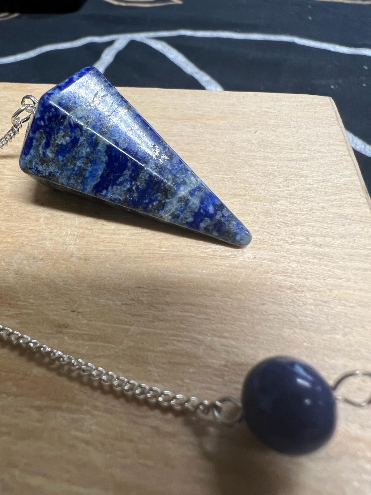 Lapis Lazuli Pendulum | Faceted | Divination